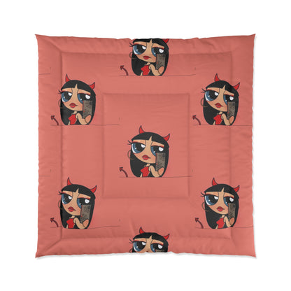 Devilish ImJustAGirl💅🏻🎀🫧~ Comforter