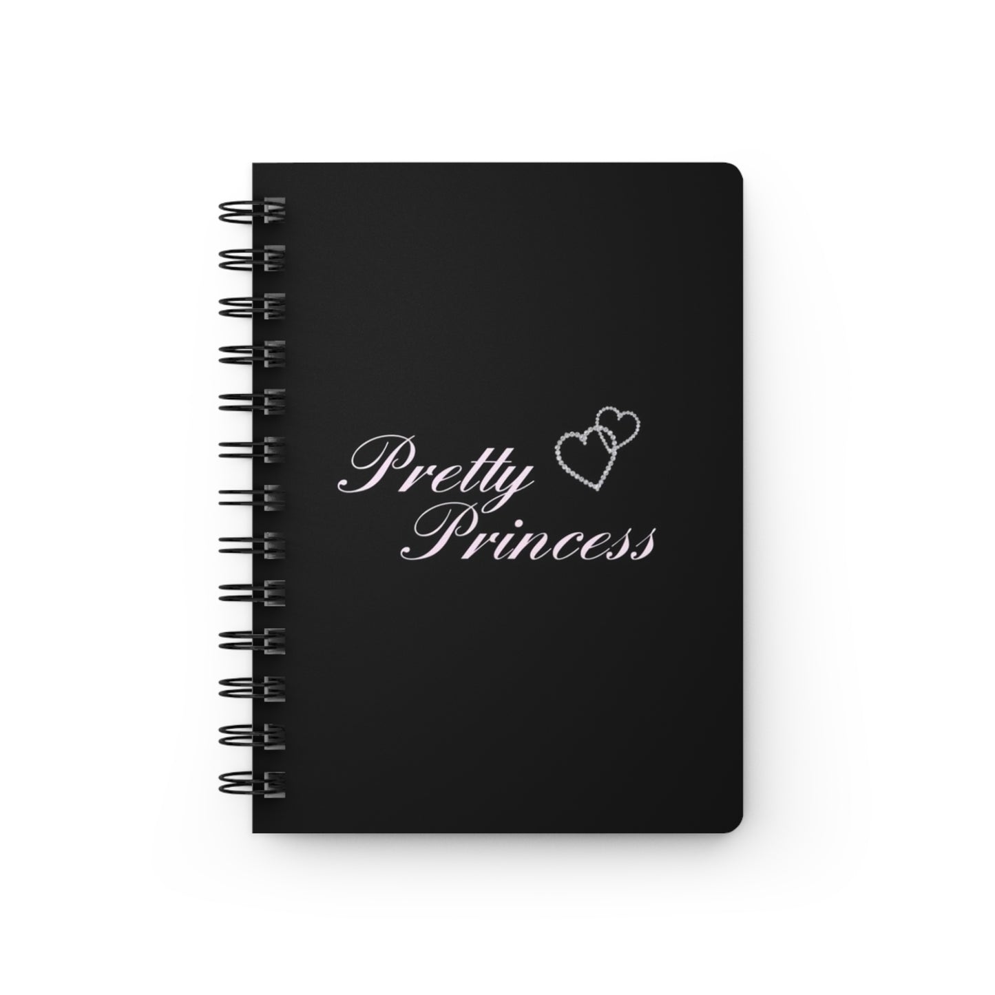 Pretty Princess Spiral Bound Journal, Cute Journal for Girls, Diary for Kids, Note Pad for Creative Writing, Gift for Young Princesses