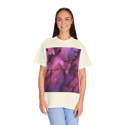 Rebranding Into A New Badder Bitch! ~ Purple/Pink Unisex Garment-Dyed T-shirt