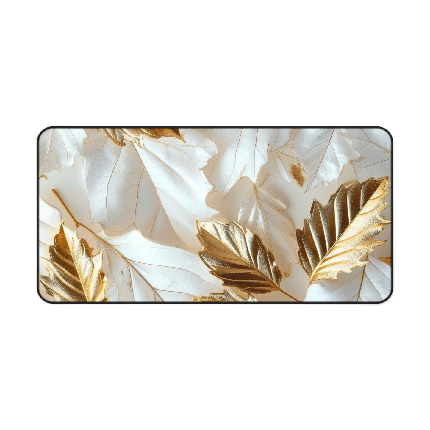 "Rebranding Into A New Badder Bitch!"~ White/Gold Desk Mat