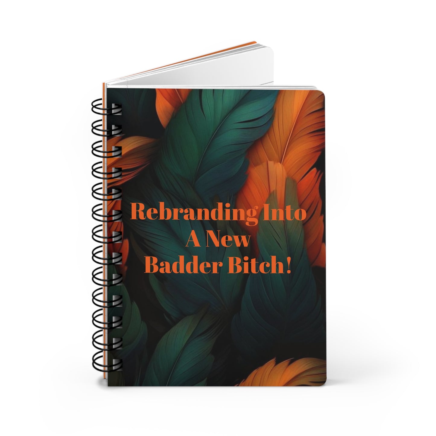 Empowering Spiral Bound Journal for Goal Getters, Motivational Notebook, Perfect for Self-Improvement, Gift for Entrepreneurs, Stylish