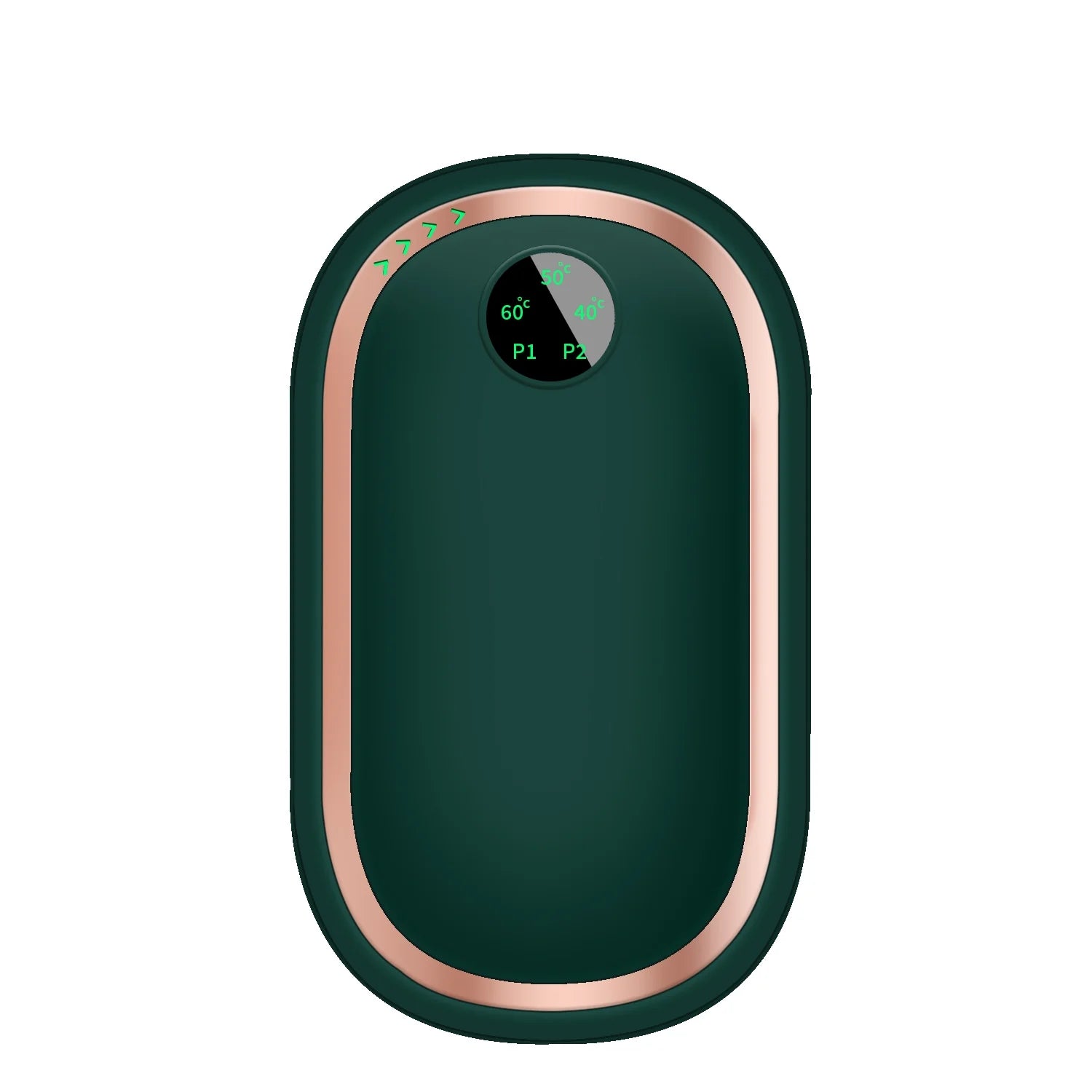 Hand Warmers Rechargeable 10000Mah Electric Hand Heater Reusable, Long Lasting 3 Temp for Golf, Hunting, Camping, Raynauds, Green