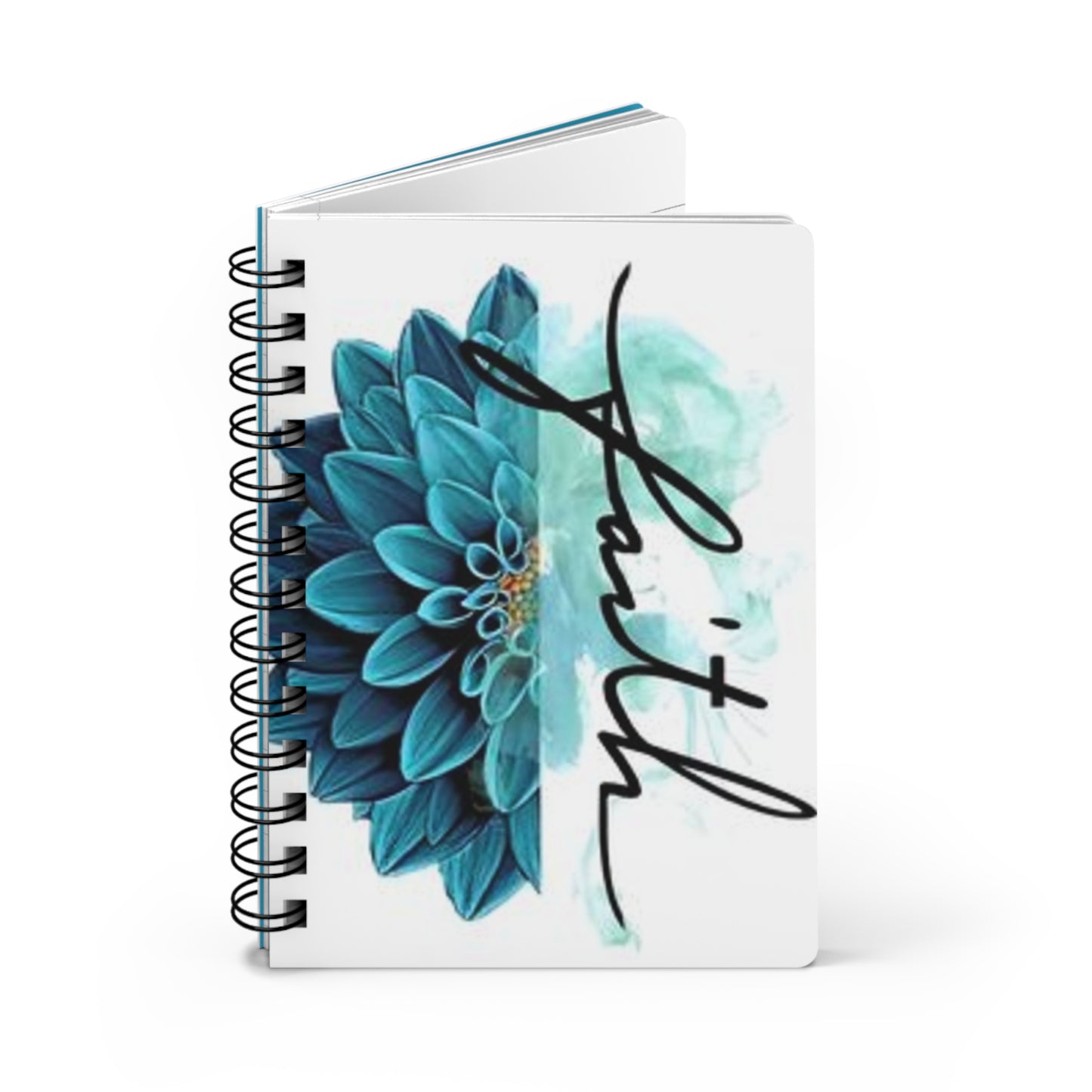 Inspirational Floral Spiral Bound Journal ~ Perfect for Faith Reflection, Daily Gratitude, Mindfulness, Gift for Students, Note Taking
