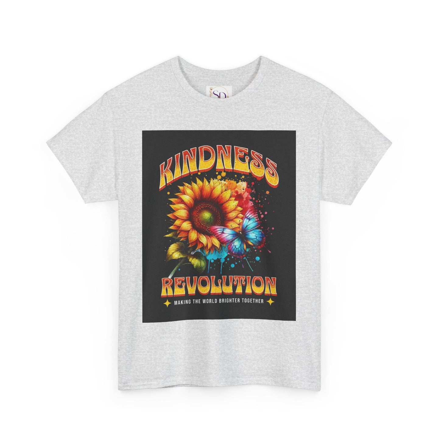 Kindness Revolution Tee: Vibrant Unisex Cotton T-Shirt for Positive Vibes, Gifts, Awareness, Everyday Wear, Casual Style