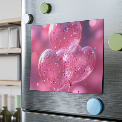 Post-it® Note Pads, pink heart shape design, Sticky Notes, Stationery, Office Supplies, Cute Desk Accessories, Reminder Cards