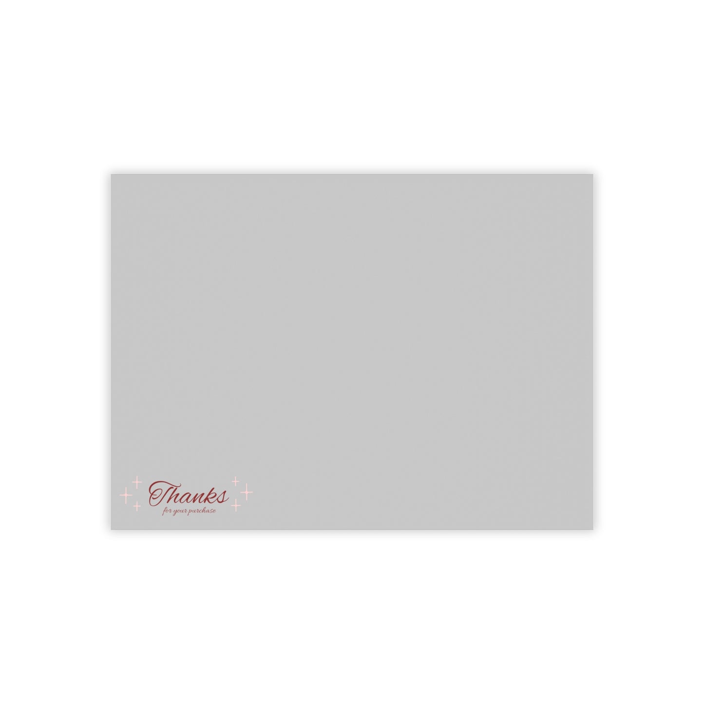 Grey " Thanks For Your Purchase" Post-it® Note Pads