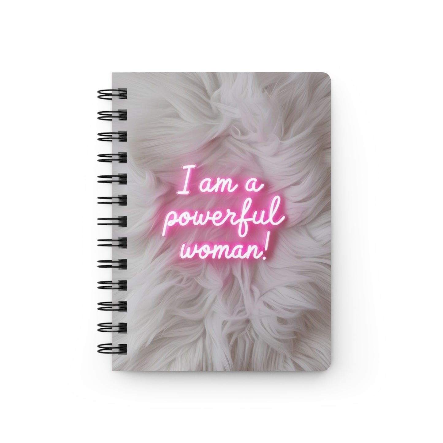 Empowering Spiral Bound Journal - 'I Am a Powerful Woman!' Inspirational Notebook, Gift for Women, Self-Care Journal, Writing Diary, [...]