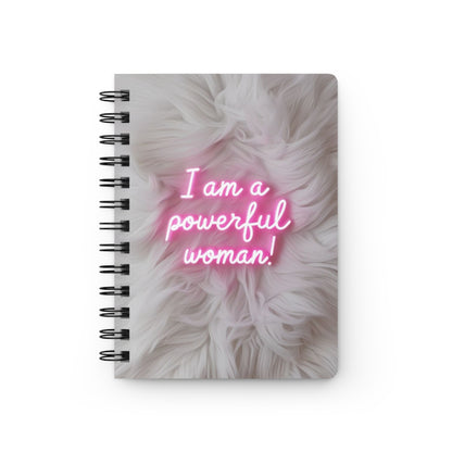 Empowering Spiral Bound Journal - 'I Am a Powerful Woman!' Inspirational Notebook, Gift for Women, Self-Care Journal, Writing Diary, [...]