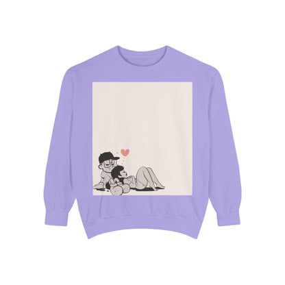 "Can We Talk For A Minute?.." ~ Unisex Garment-Dyed Sweatshirt