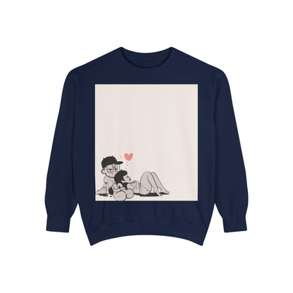 "Can We Talk For A Minute?.." ~ Unisex Garment-Dyed Sweatshirt