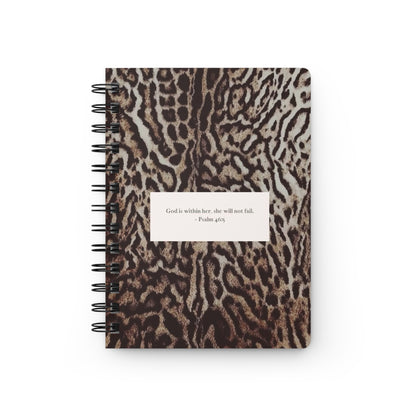 Inspirational Spiral Bound Journal, Motivational Notebook, Bible Verse Journal, Self-Care Journal, Gifts for Writers, Spiritual Practice