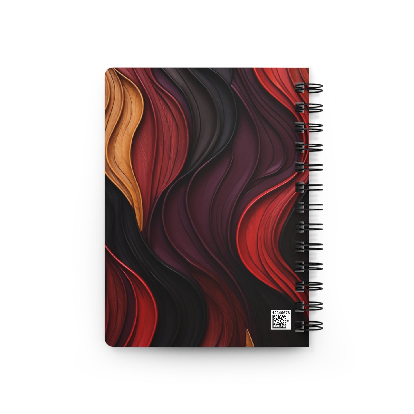 Abstract Spiral Bound Journal, Creative Writing Notebook, Artistic Sketchbook, Mindfulness Diary, Unique Notepad for Artists, Writing