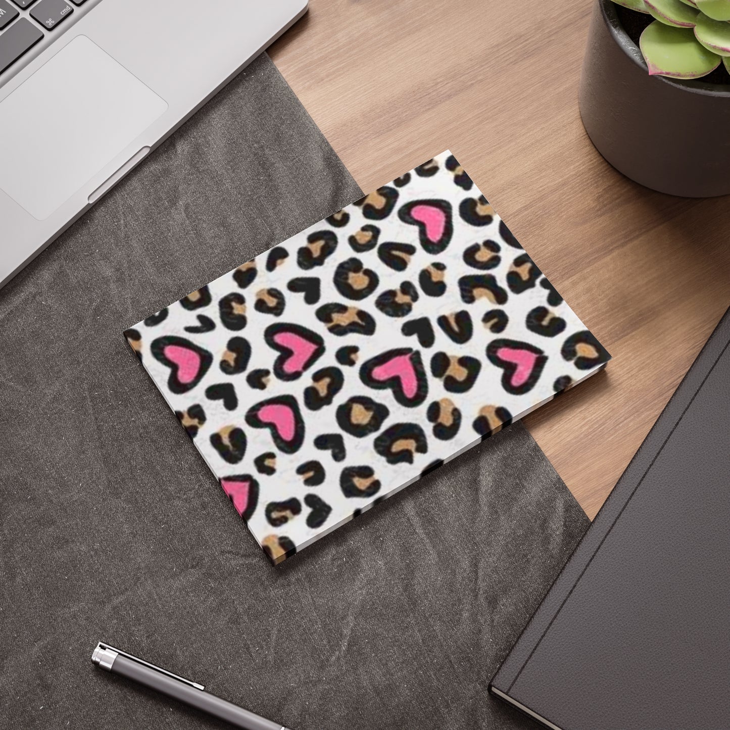 Pink Cheetah Print Post-it® Note Pads