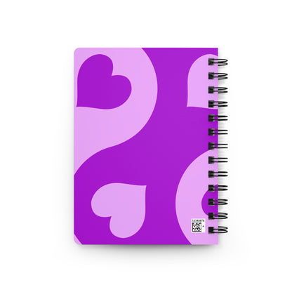 Vibrant Heart Spiral Bound Journal - Perfect for Journaling, Note-taking, Gift for Friends, Valentine's Day, Writing