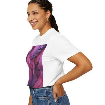 Rebranding Into A New Badder Bitch! ~ Purple/Pink Unisex Garment-Dyed T-shirt