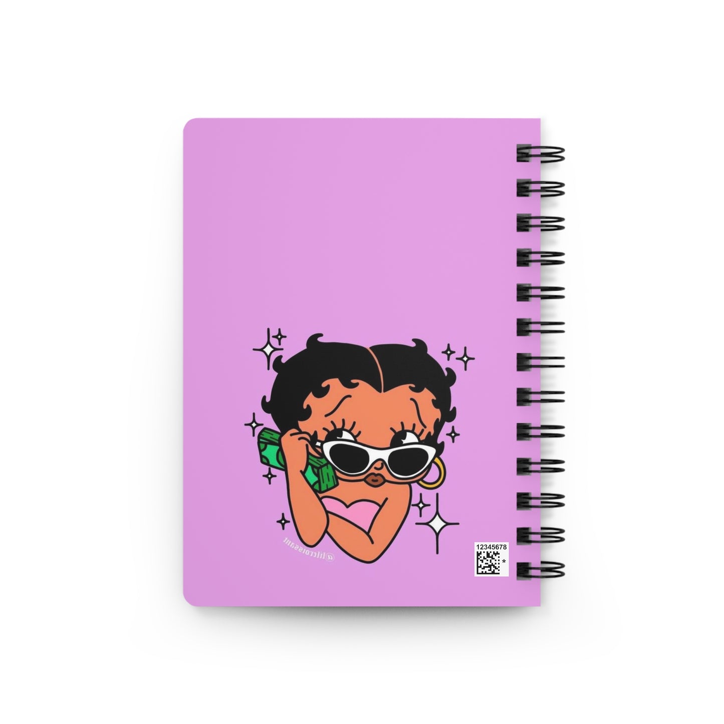 Stylish Betty Boop Spiral Bound Journal, Trendy Diary, Gift for Students, Cute Writing Notebook, Budget Planner, Motivational Journal