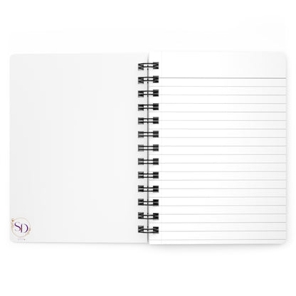 Glamorous Kisses Spiral Bound Journal, Lip Print Notebook for Writers, Gift for Friends, Ideal for Journaling, Daily Planner, Valentine's