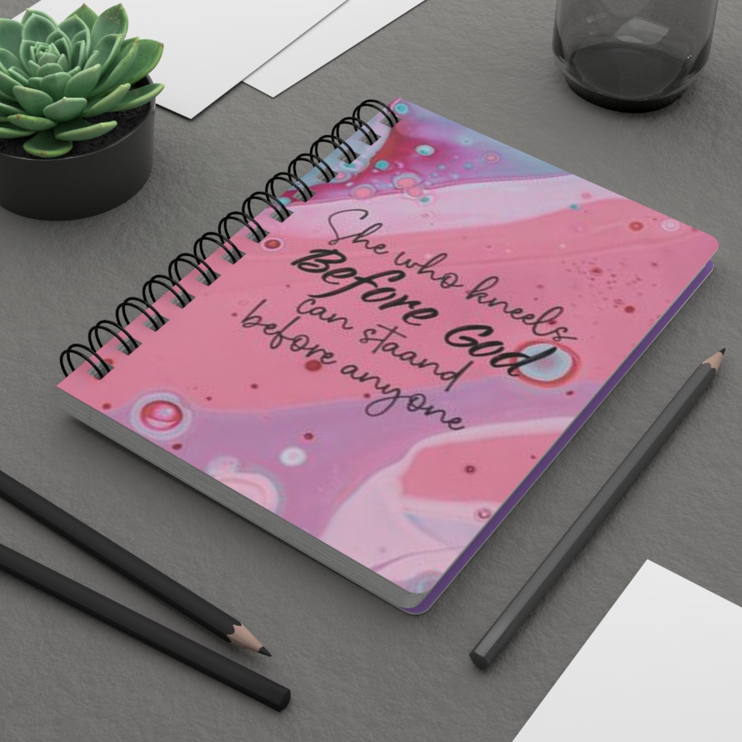 Spiral Bound Journal - Inspirational Gratitude Notebook, Christian Faith Journal, Prayer Diary, Motivational Gift, Women's Self-Care