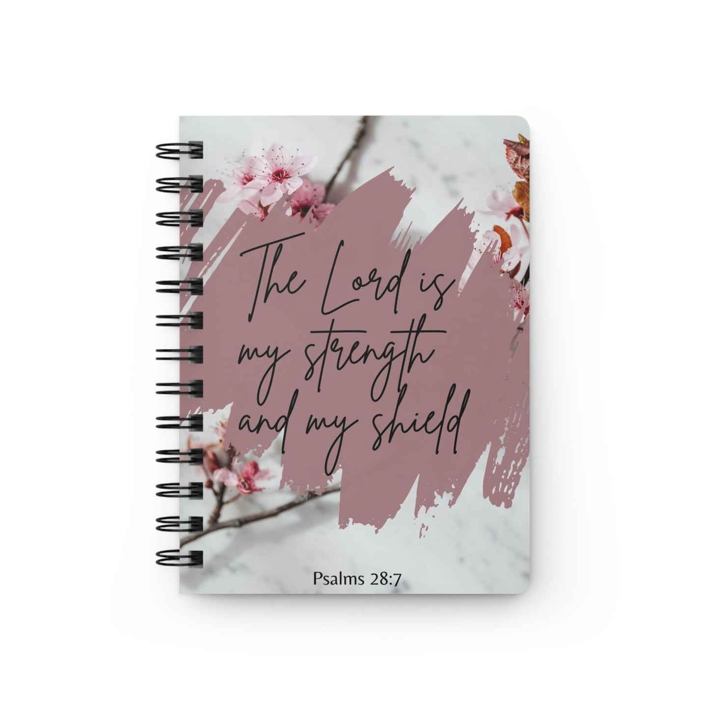 Inspirational Spiral Bound Journal, Faith Journal, Motivational Notebook, Gift for Her, Christian Devotional, Prayer Journal