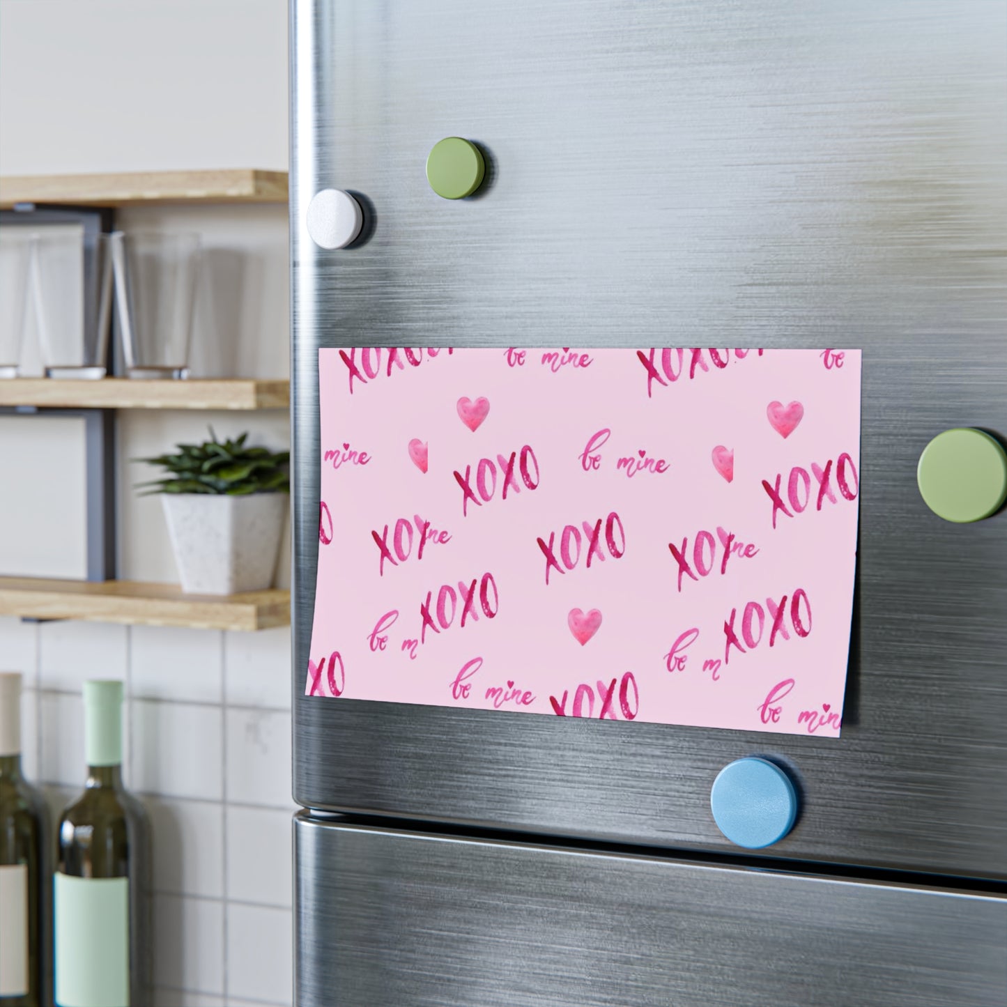 Post-it® Note Pads, xoxo pink design, Sticky Notes, Love Notes, Office Supplies, Stationery, Valentines Day Gift
