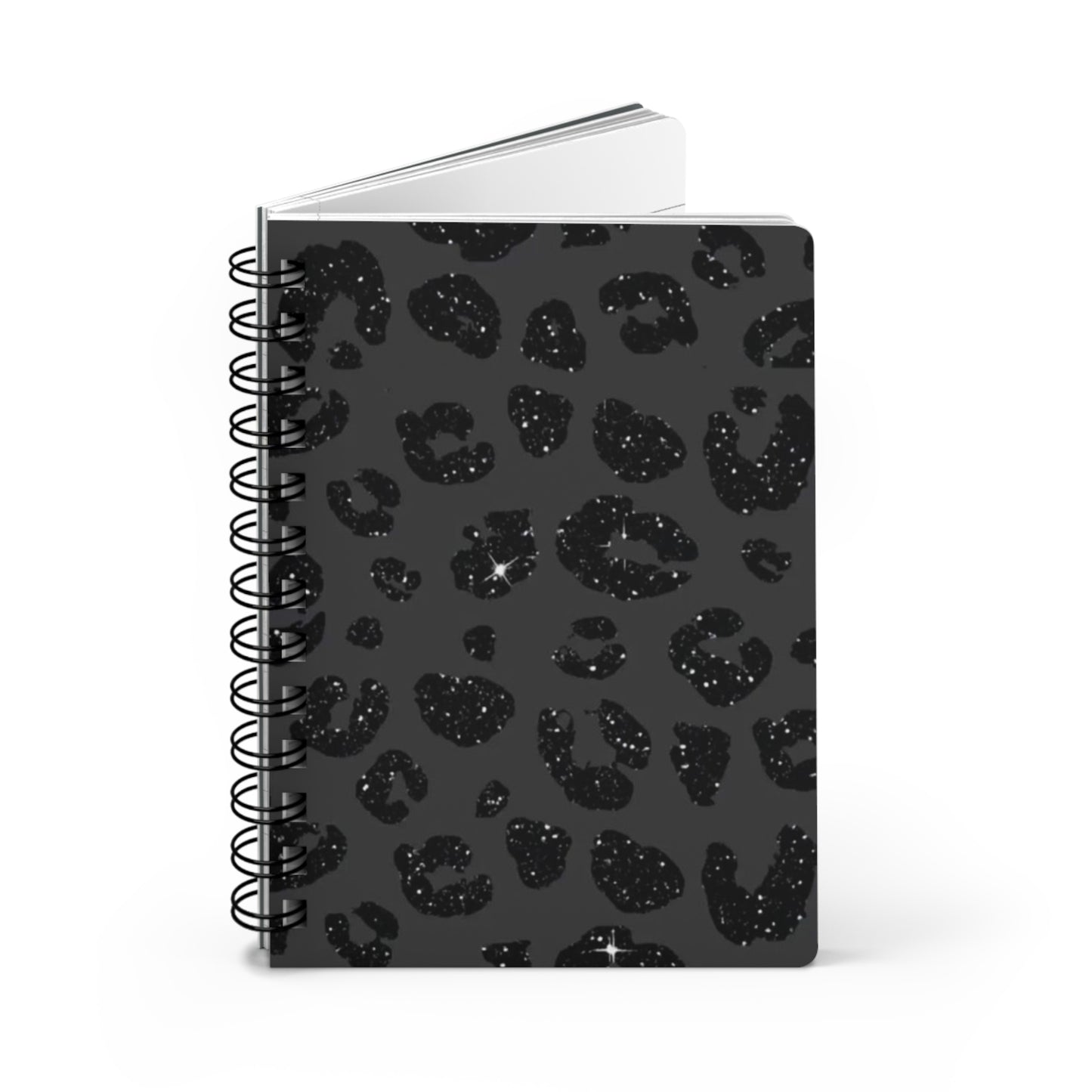 Chic Leopard Print Spiral Bound Journal | Stylish Notebook for Writing, Note Taking, Gifts, Daily Planning, and More