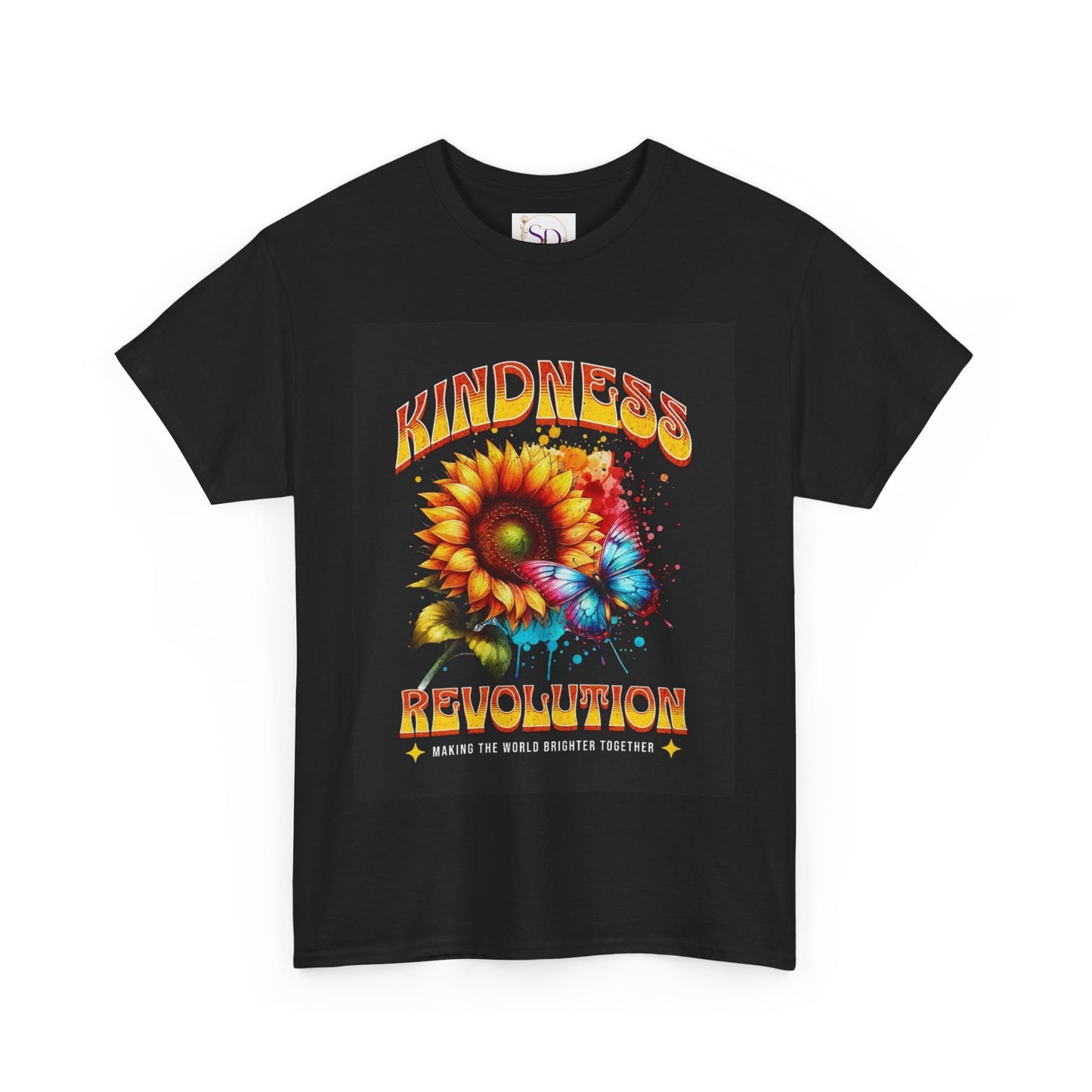 Kindness Revolution Tee: Vibrant Unisex Cotton T-Shirt for Positive Vibes, Gifts, Awareness, Everyday Wear, Casual Style