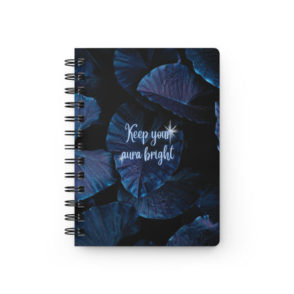 Inspirational Spiral Bound Journal, Motivational Notebook for Self-Care, Mindfulness, Gratitude, Gift for Students, Writers, Artists