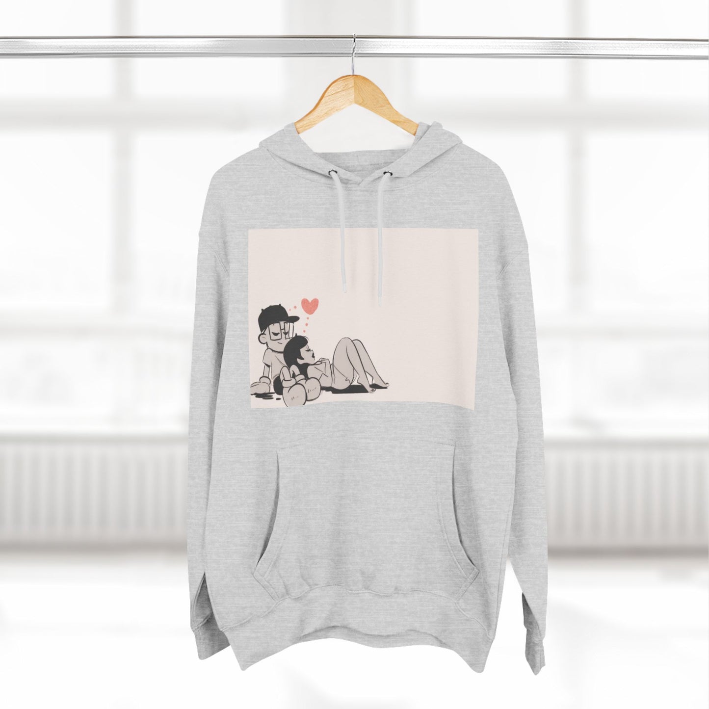 "Can We Talk For a Minute?..~ Three-Panel Fleece Hoodie