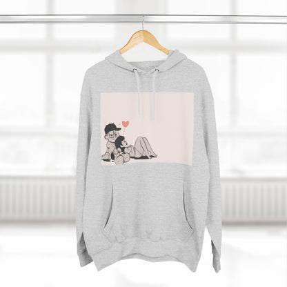 "Can We Talk For a Minute?..~ Three-Panel Fleece Hoodie