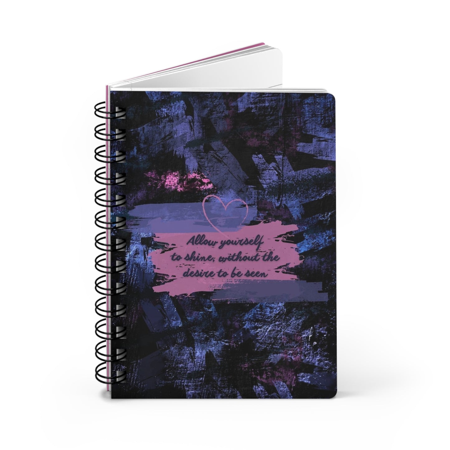 Inspirational Spiral Bound Journal, Self-Reflection Notebook, Motivational Gift, Daily Planner, Writing Journal, Art Notebook, Mindfulness