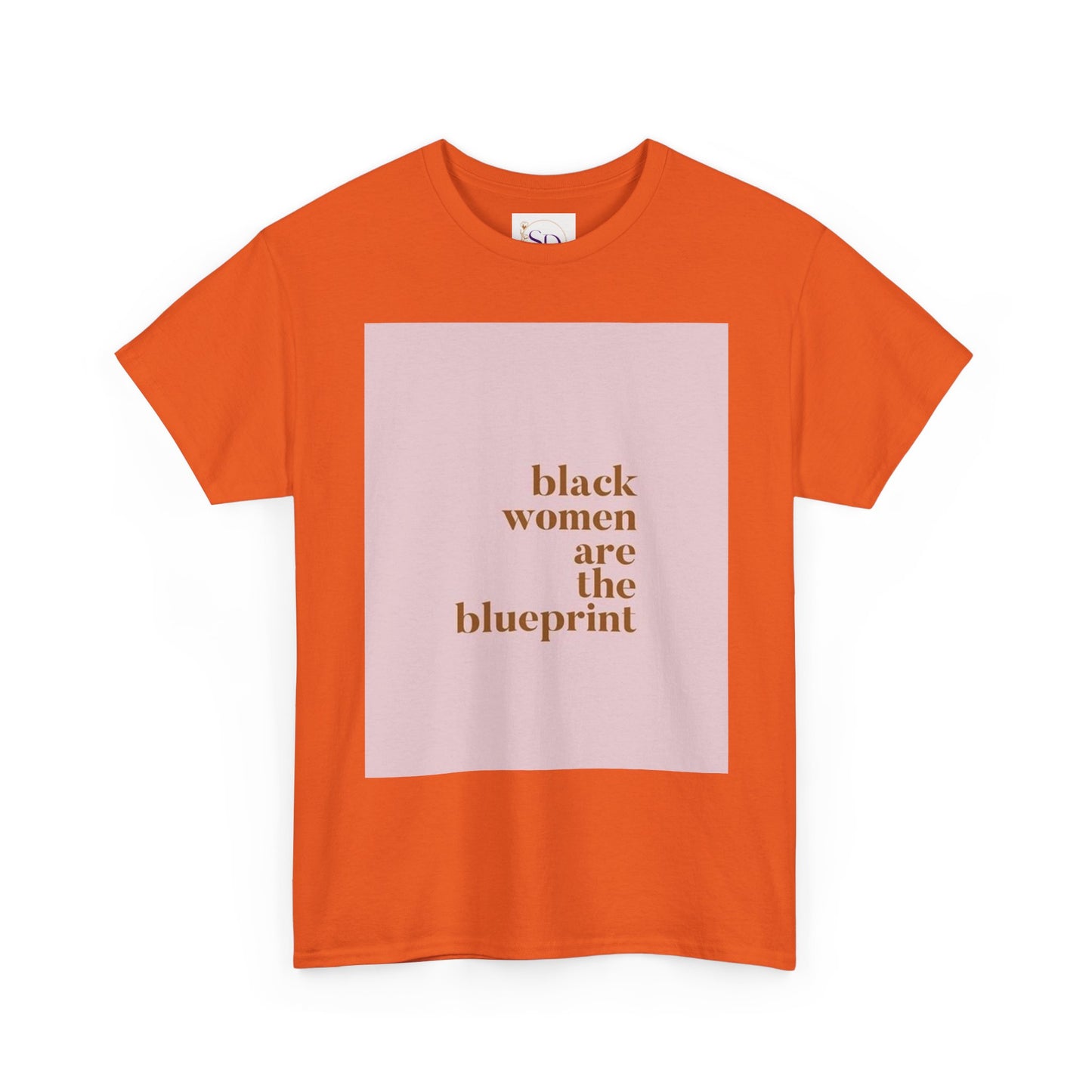 Empowering "Black Woman Are The Blueprint" Message Tee