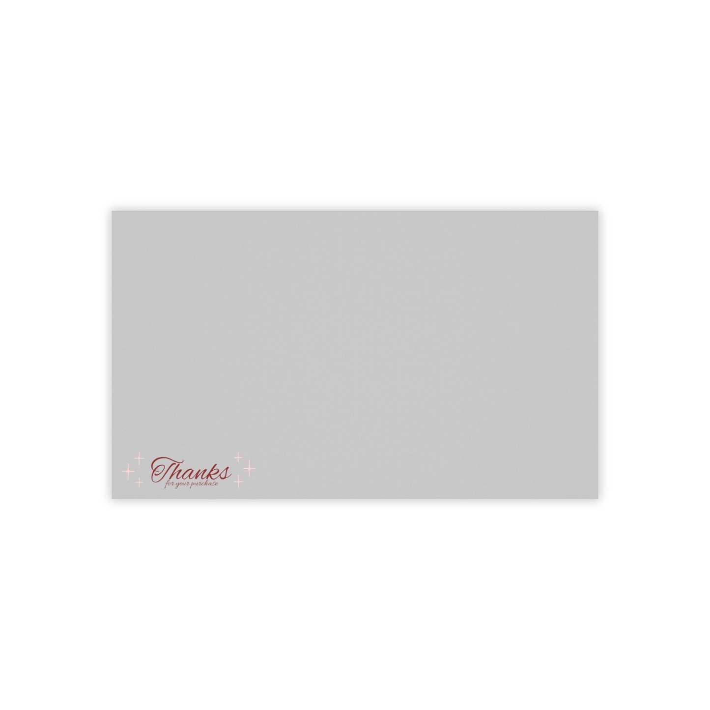Grey " Thanks For Your Purchase" Post-it® Note Pads