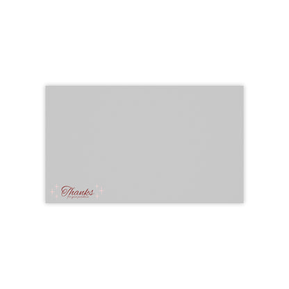 Grey " Thanks For Your Purchase" Post-it® Note Pads