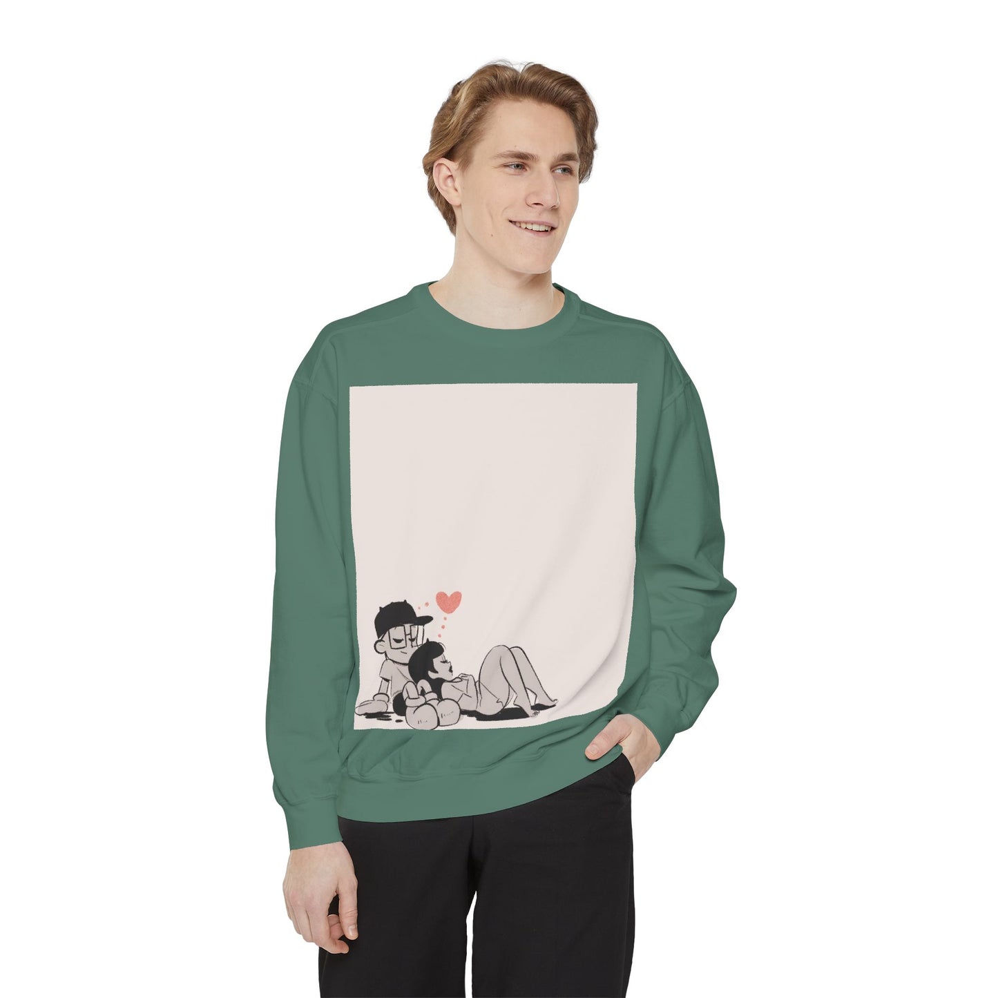 "Can We Talk For A Minute?.." ~ Unisex Garment-Dyed Sweatshirt