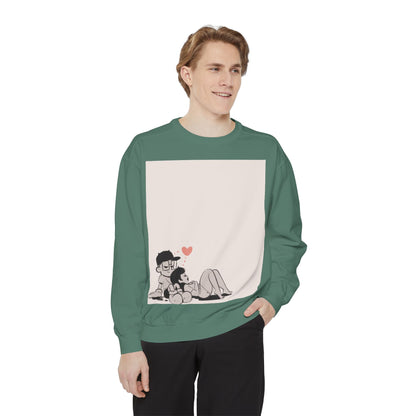 "Can We Talk For A Minute?.." ~ Unisex Garment-Dyed Sweatshirt