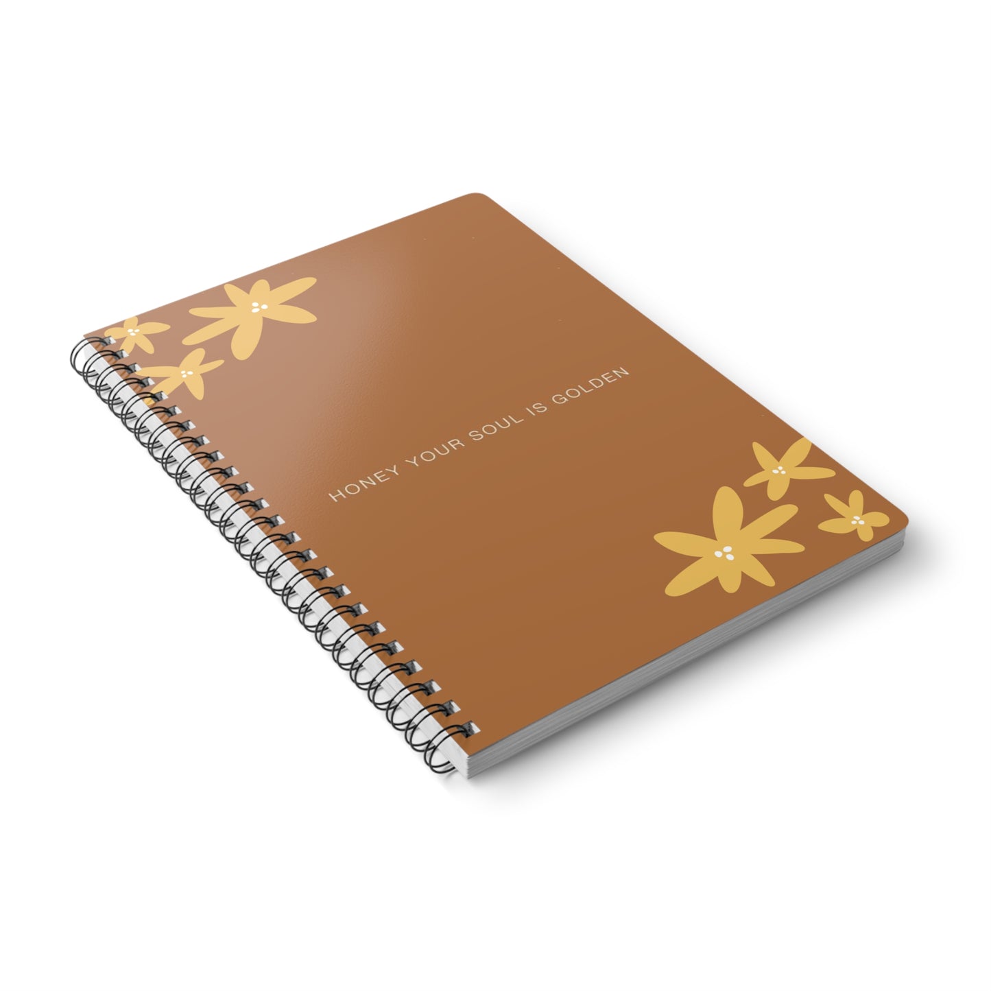 Journal Notebook 'Honey Your Skin is Golden', A5 Wirobound