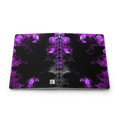 Mystical Purple Smoke Spiral Bound Journal - Perfect for Journaling, Note-Taking, Gift for Writers, Creative Log