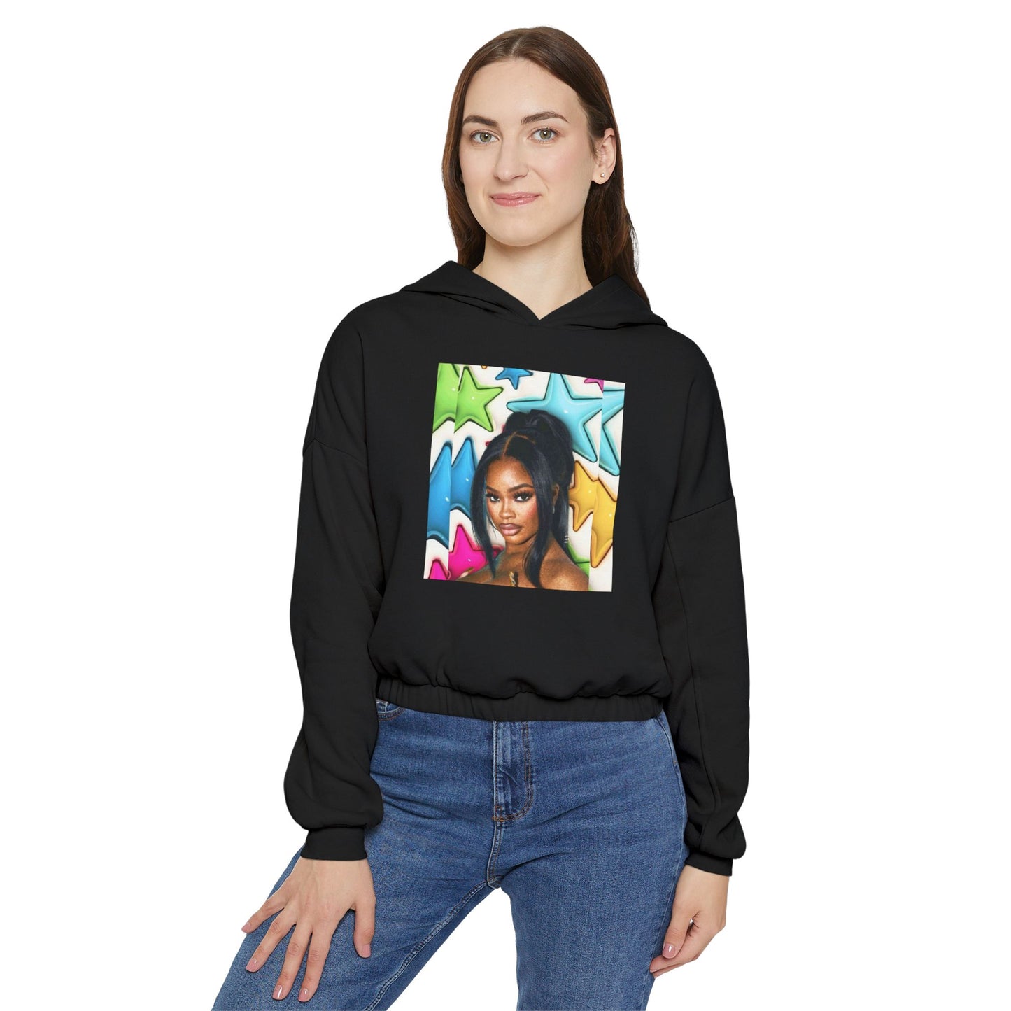 JT Inspired Women's Cinched Bottom Hoodie