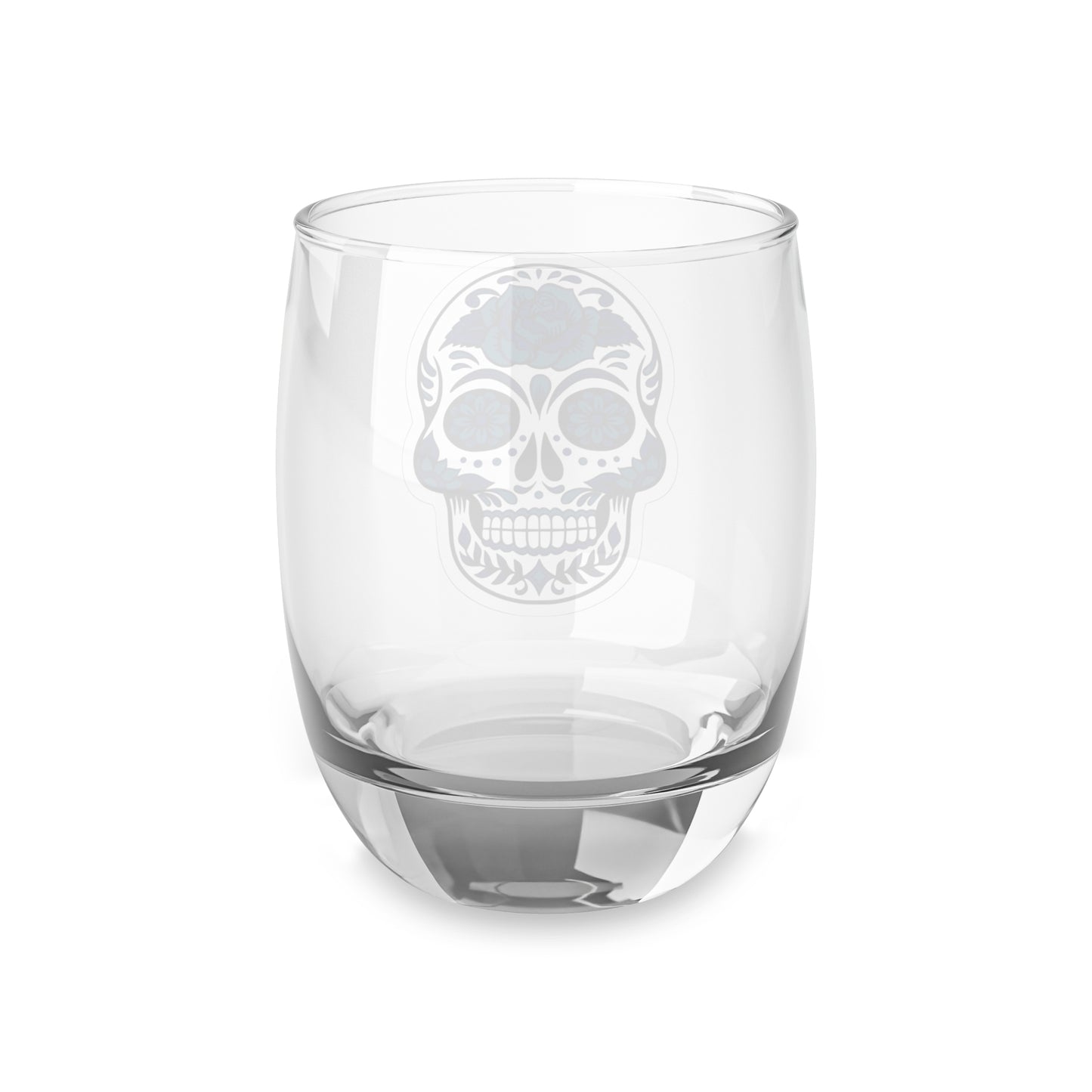 Unique Skull Design Whiskey Glass, Decorative Drinkware, Gift for Him, Barware, Home Decor, Día de los Muertos