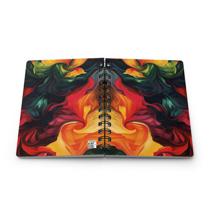 Vibrant Spiral Bound Journal - Colorful Art Notebook for Creativity, Sketching, Journaling, Gift for Artists