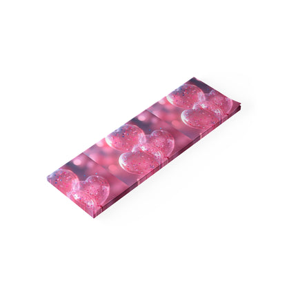 Post-it® Note Pads, pink heart shape design, Sticky Notes, Stationery, Office Supplies, Cute Desk Accessories, Reminder Cards