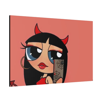 Devilish ImJustAGirl💅🏻🎀🫧~ Matte Canvas, Stretched, 1.25"