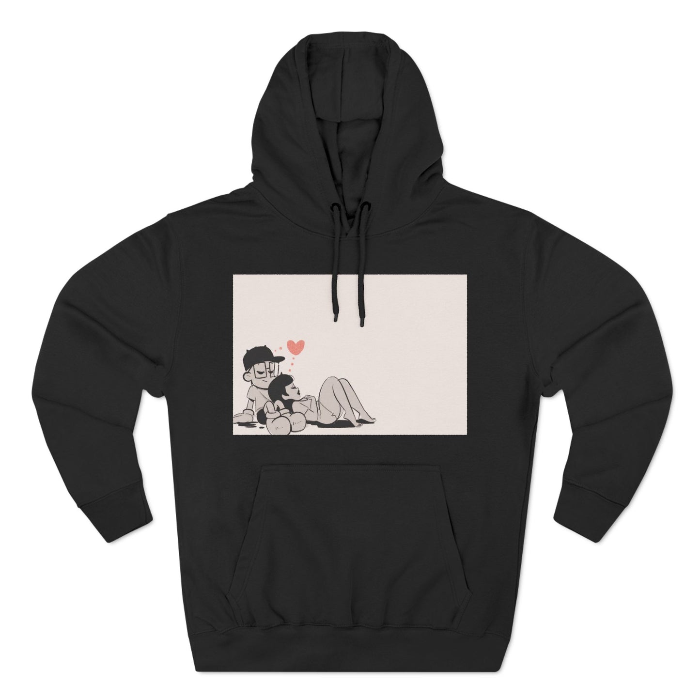 "Can We Talk For a Minute?..~ Three-Panel Fleece Hoodie