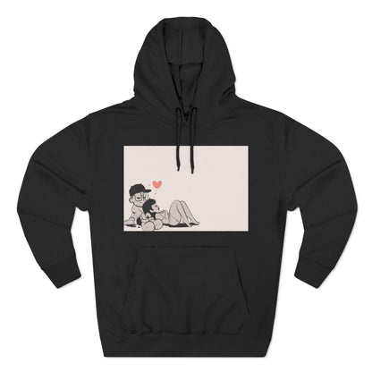 "Can We Talk For a Minute?..~ Three-Panel Fleece Hoodie