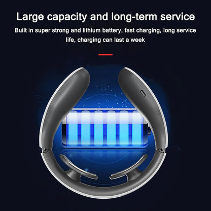 Sold 99+ Relaxnecker Neck Massager, 2024 New Therahome Neck Massager, Therahome Relaxnecker Neck Massager with Heat, 4 Massage Modes, 15 Levels of Intensity