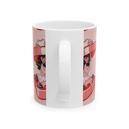 Naughty Girl Valentine's Day Ceramic Mug (11oz, 15oz)
