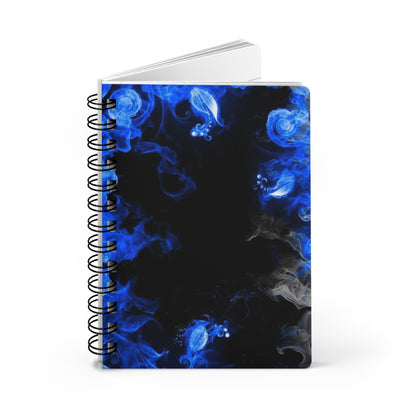 Mystical Blue Spiral Bound Journal | Ideal for Writing, Journaling, Sketching, Gifts for Students, Travel Diary, Creative Writing