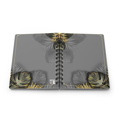 Tropical Leaves Spiral Bound Journal | Botanical Notebook, Gift for Nature Lovers, Travel Journal, Writing Diary, Eco-Friendly Stationery