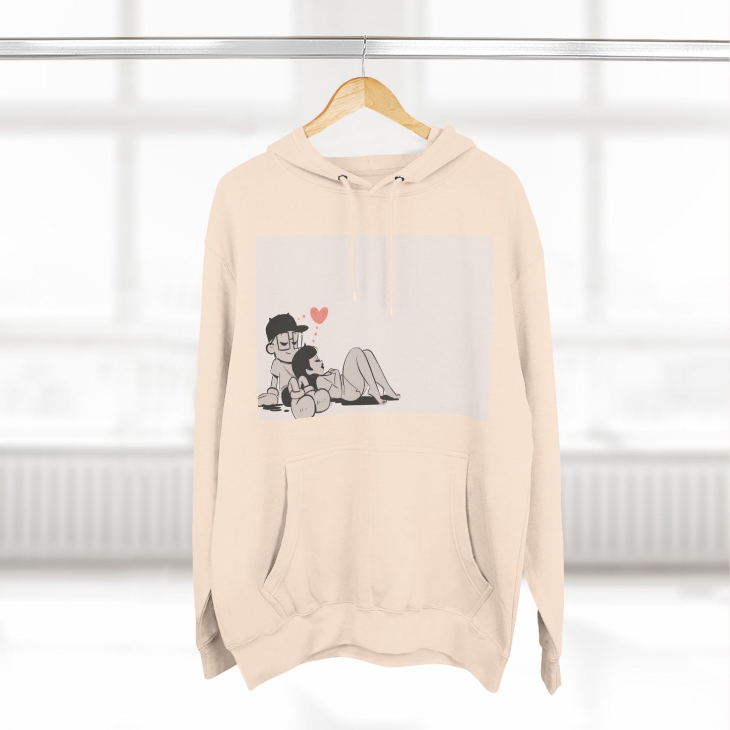 "Can We Talk For a Minute?..~ Three-Panel Fleece Hoodie