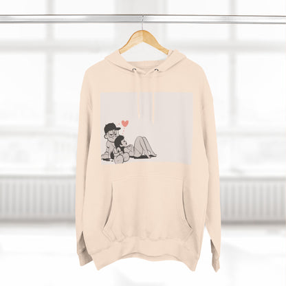 "Can We Talk For a Minute?..~ Three-Panel Fleece Hoodie